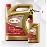 Масло моторное синтетическое Sintec ExtraLife 7000 SAE 5W-30 ACEA A3/B4 API SL/CF 4л 600256