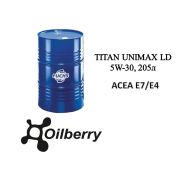 Моторное масло TITAN UNIMAX LD 5W-30, 205л 0074361004