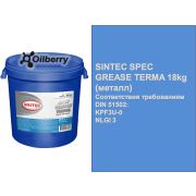 Пластичная смазка с графитом SINTEC SPEC GREASE TERMA 18 kg  +400С 80530