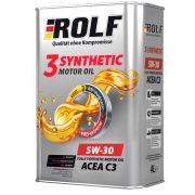 Масло моторное синтетическое «ROLF 3-SYNTHETIC  5W-30 ACEA C3»   4л 322618