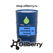 Жидкость охлаждающая низкозамерзающая SIBIRIA  ANTIFREEZE  -40 зеленый, канистра, 10кг 800090
