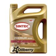 SINTEC PREMIUM 9000 SAE 0W-40 ACEA A3/B4 API SP/CF, 4л 600127